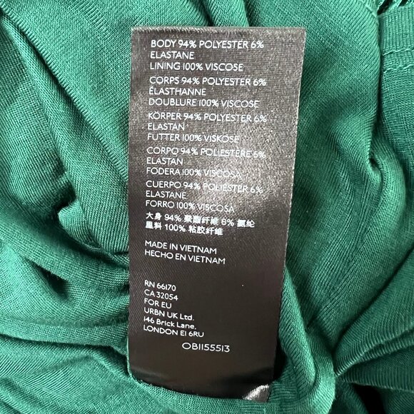 Anthropologie Maeve Twist Back Velvet Midi Dress Christmas Holiday Wedding Guest - Picture 9 of 12